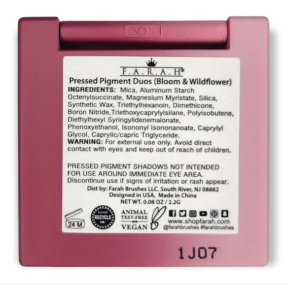 F.A.R.A.H Pressed Pigment Duos in Bloom & Wildflower - Picture 10 of 10